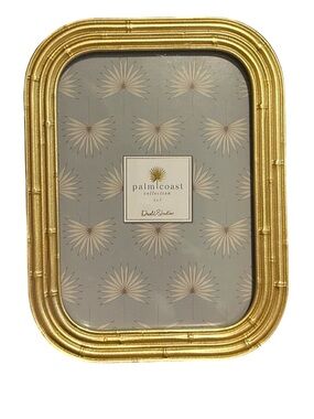 Dwell Studios Gold Bamboo Style 5x7 Picture Frame Palm Coast Collection